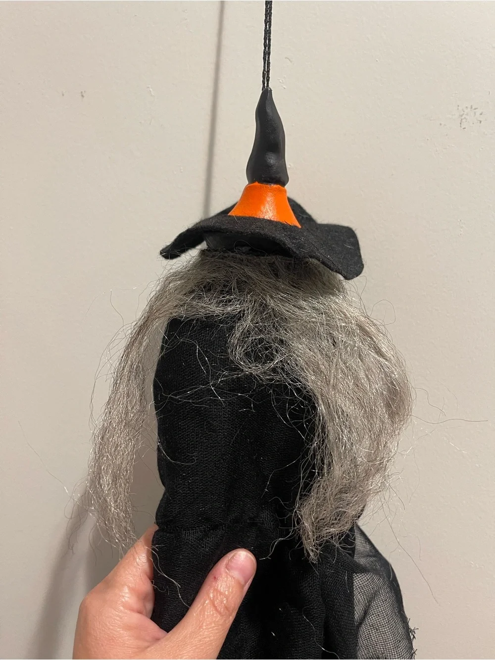 READ Mario Chiodo Studios mini witch goblin hanging Halloween prop decor creepy